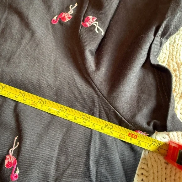 Vintage America Black Cherry Print Women's Top size XXL - Picture 8 of 9